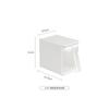 Km 5155 5156 Juego de Cajas para Condimentos Caja de Almacenamiento de Condimentos para Cocina Tarro para Condimentos Montable en Pared con Cuchara Salero