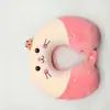 Almohada en Forma de U para Protección del Cuello con Bordado de Shiba Inu y Tiburón para Adultos y Estudiantes, Adecuada para Dormir, Almohada Cervical, Almohada de Viaje Portátil para Viajes Largos
