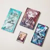 Decoración de Soporte de Arena Líquida Acrílica, Merchandising de Celebridades de Anime, Artículo Periférico 2D, Insignia de Mahjong, Bloque de Tarjetas Transparente, Hecho a Medida