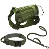 Arnés Táctico para Perro al Por Mayor Chaleco de Mano de Nailon Ropa para Entrenamiento al Aire Libre Correa para Perro a Prueba de Explosiones para Perros Grandes