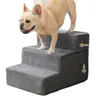 Escada de escalada para animais de estimação de ângulo reto transfronteiriça, esponja removível e lavável, rampa para animais de estimação de três ou cinco camadas, escadas para cães, degraus para cães, escada de cama de escalada