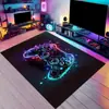 Alfombra para Consola de Videojuegos Estilo Americano Temu Más Vendida Transfronteriza, Alfombra Decorativa para Sala de E-Sports, Resistente a Manchas y Fácil de Cuidar, Alfombra de Mesita de Noche para Dormitorio