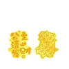 Pegatinas de Teléfono de Oro Puro Personalizadas, Imanes de Refrigerador Dorados, Pegatinas de Teléfono con Fotos y Diseños Personalizados, Regalos Promocionales de Empresa
