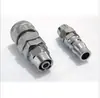 Conector Rápido Neumático de Compresor de Aire Tipo C Smy Redondo de Tres Vías para Tubería de Aire Enchufe Rápido Macho y Hembra Acero Plástico Sp20 Pp30 Sm40