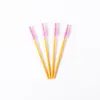Venta al por mayor de fábrica Cepillo Desechable para Pestañas Mango Sólido Rollo de Pestañas para Injertos Cepillo para Cejas Cepillo Espiral Peine para Pestañas Herramientas de Belleza