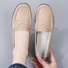 2025 Novos Sapatos Baixos Confortáveis para o Dia a Dia Versátil para Idosos e Meia-Idade, Mocassins, Sapatos de Mãe, Sapatos Preguiçosos Slip-On