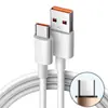 Cable de Datos de una Cabeza Tipo-C Cable de Carga Rápida 6A Typec Adecuado para Huawei Honor Cable de Carga para Teléfono Móvil Carga Rápida Regalo