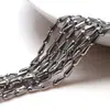 Nuevos accesorios de joyería DIY Cuentas sueltas de cristal cuentas de vidrio 4 * 10MM agujero recto cuentas de gota de agua pendientes galvanizados al por mayor