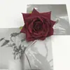 Cabezas de Flores de Rosa Simuladas DIY Hechas a Mano Pared de Flores de Rosa Decoración de Boda Pastel Arreglo de Coche de Boda Materiales Florales Flores Artificiales