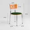 Silla de Comedor Nórdica Vintage de Madera Maciza para el Hogar Berg, Mesa y Sillas de Comedor de Diseñador Minimalistas Modernas de Moda, Estilo Retro Francés