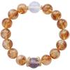 Cristal Natural 2025 Nuevo Diseño Original Pulsera de Cristal Amarillo en Torre para Mujer Pulsera Estilo Similar Xiaohongshu