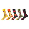 Calcetines de comercio exterior Moxi para hombre, otoño e invierno, tendencia urbana europea y americana, calcetines de algodón, calcetines transfronterizos para mujer, impresión de logotipo