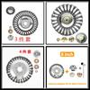 Accesorios para cabezal de trabajo de cortadora de césped de dos tiempos y cuatro tiempos, accesorios para cortadora de césped Steele, accesorios para caja de engranajes de desbrozadora