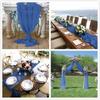 Estilo Europeu e Americano Transfronteiriço Amazon Chiffon 100D Caminho de Mesa Decoração de Casamento Mesa de Assinatura de Luxo
