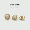Botones Metálicos de Alto Nivel en Forma de Corazón para Suéteres, Cárdigans Tejidos, Botones Decorativos de Corazón, Accesorios de Botones para Camisas y Vestidos