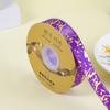 Fita 2,5cm Floricultura Fita de Seda Bronzeada Padrão Mármore Material para Embalagem de Flores Fita Premium