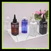 Botella de plástico con boca puntiaguda 150ml tapa puntiaguda botella cuadrada botella para líquidos 150ml botella para aceite esencial tapa puntiaguda botella de inyección de agua