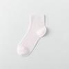 Calcetines de Verano para Mujer Ultra-Delgados de Seda de Morera Malla Fresca de Lyocell Blancos Casuales Sin Costuras
