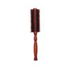Peine de pelo de melena de cerdo de loto, forma cilíndrica, peine esponjoso, peine de madera, peine redondo, peine pequeño, peine portátil para el cabello