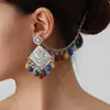 Venta Directa de Fábrica Transfronterizos Ecológicos Pendientes de Estilo Étnico Bohemio Europeo y Americano con Cadenas para Orejas y Colgantes, Modernos Accesorios para Orejas de Estilo Étnico Exótico
