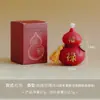Presente de Ano Novo 2026 Ano do Cavalo Decoração Criativa Presente Fragrância Lembrança Cabaça da Fortuna Vela Perfumada
