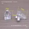 Accesorios para Puertas de Armario Escuadra de Plástico de Esquina Conector Sujetador de Ángulo Recto de 90 Grados Ferretería de Soporte de Estante Clip de Refuerzo para Muebles