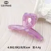 Pinza Pequeña para el Cabello con Forma de Cruz Versátil Linda para Uso Diario Estilo Coreano, Serie Sencilla de Colores Gelatina, Elegante Accesorio para el Cabello para Cola de Caballo Alta y Flequillo