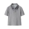Roupas Femininas Europeias e Americanas Aliexpress Ins Mais Vendidos Conjunto de Top com Gola Polo Patchwork + Saia para Mulheres