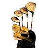 Ventas Directas de Fábrica Palo de Golf No. Hierro 7, Hierro Suave Forjado Completo, CNC*Recubrimiento Especial de Oro Real*