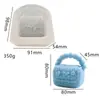 Molde de Pellizco Tejido de Invierno Muñeco de Dibujos Animados Oso Sombrero de Pellizco DIY Guantes Suéter Molde de Silicona