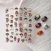 Pegatinas Populares Lindas de Las Chicas Superpoderosas para Uñas, Pegatinas en Relieve 3D Adhesivas para Uñas Impermeables DIY
