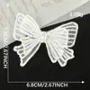 Parche Bordado de Lazo de Encaje de Dibujos Animados Lindos Accesorios para Diario DIY Broche Pasador Adornos para Joyería Parche de Tela