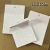 Caja de Empaque para Gomas de Pelo Hechas a Mano, Caja de Regalo Transparente de PVC para Pasadores de Pelo Personalizados, Tarjeta de Papel Impresa Plegable para Accesorios de Pasadores de Pelo