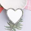 Nuevos Accesorios de Espejo con Forma de Corazón Líquido Metálico Irregular de Agua Gota Y2K Accesorios de Joyería DIY