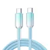 Cable de Datos Doble Tipo C de Carga Rápida de 120W Adecuado para Huawei Xiaomi Laptop Coche Cable de Carga C-C Transfronterizo