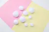 Venta al por mayor de fábrica Bola de nieve navideña Fibra de polipropileno Bola de algodón Bola de agua Hecho a mano DIY Ropa Zapatos Sombreros Accesorios Adornos Pompones