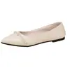 Zapatos Planos de Punta Decorados con Perlas para Mujer, Zapatos Slip-On de Suela Suave, Zapatos Casuales de Moda Nuevos, Tallas 35-41
