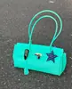 Bolsa de Gelatina Estilo Japonés Coreano 2026 Verano Nueva Bolso Baguette Cierre Horizontal de Mano Bolso de Hombro Único Bolso de Hombro Bolso Tote para Mujer
