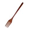 Colher de madeira com cabo longo estilo japonês, garfo de madeira, linha de enrolamento, colher de sopa de madeira, utensílios de mesa de madeira maciça cm, atacado de fábrica