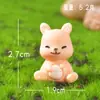 Paisaje Micro Transfronterizo Creativo Simulación Lindas Figuras de Canguro Decoraciones DIY Accesorios para Colgar Mini Adornos de Escritorio
