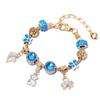 Panjia 2025 Nuevo Dije de Oso Azul Claro, Trébol, Delfín de Venta Caliente, Cuentas de Agujero Grande, Pulsera Lista para la Venta