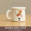 Taza de Agua de Cerámica de Panda con Tapa, Taza de Té con Filtro, Taza de Regalo de Dibujos Animados para Oficina en Casa, Logo Personalizado, Nuevo Estilo Chino