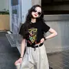 Chica Elegante y a la Moda 2025 Niña Grande Chica de Moda Nuevo Conjunto de Dos Piezas Danza Urbana Estilo Coreano Ropa Deportiva Atuendo de Verano Estilo Urbano