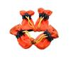 Set de 4 Zapatos de Perrito de Peluche Cuatro Estaciones Tamaño Pequeño Perros No se Caen Cubrezapatos para Mascotas Bichón Zapatos Anti-Suciedad