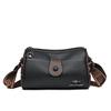 Bolso Cruzado para Mujer Nicho de Alta Gama Cuero Genuino Bolso de Hombro de Piel de Vaca de Primera Capa para Mujer Gran Capacidad Simple Versátil Bolso de Axila