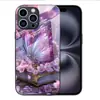 Aplicable a Apple 18PRO Funda de Cristal Templado 17PROMAX Libro Mariposa Cubierta Protectora iPhone16 Flor 17E