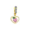 Gaibei Europa y Estados Unidos transfronterizo anillo para ombligo en forma de corazón adornos de ombligo de durazno sin perforaciones anillo para ombligo clip para oreja de doble uso fabricantes en stock