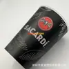 Vaso Luminoso Led Bacardi, Vaso que Brilla en la Oscuridad Más Vendido Transfronterizo de Bebidas Espirituosas, Vaso Parpadeante de Alto Brillo con Logo Impreso a Color de Grado Alimenticio de PP