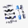 Pinça de três garras pinça de laboratório de duas garras pinça de quatro garras universal para tubo de condensador conjunto de ajuste simples duplo parafuso de ajuste mudança direcional corrente de aço inoxidável para frasco