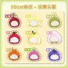 Muñeca de Fruta Linda de Alto Valor Estético Muñeca de 10 cm Ropa para Muñeca Conjunto de Muñeca de Algodón Tocado Juguete de Peluche de Moda